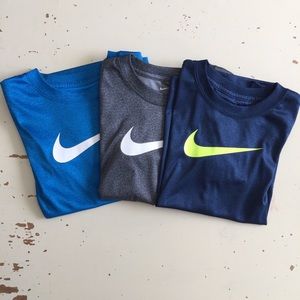 Bundle of 3 Dri-Fit Nike Short Sleeve Shirts